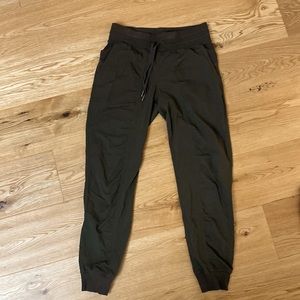 Olive Green Lululemon Dance Studio Jogger
